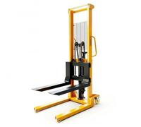 Transpaleta Apilador Hidráulico Manual Compacto 500kg Horquilla 62cm con Freno for Almacenamiento para almacén industrial