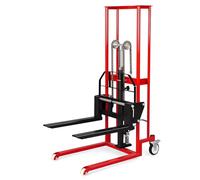 Transpaleta Carretilla elevadora manual con ruedas giratorias hidráulicas, apilador de elevación 260kg for apilamiento almacenes para almacén industrial