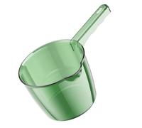 Transparent Bath Water Dipper with Long Handle, Multipurpose Bathing Pitcher for Kids, Kitchen, Vegetables, and Bathroom Use, Strong Mug for Efficient Rinsing and Everyday Utility Tasks