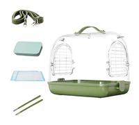 Transparent Bird Cage, Comfortable Carrier Bag, 10.24 Inches Bird Transport Carrier with Breathable Mesh, ABS Small Animal Transport, Pet Supplies with Multi Purpose Use, Pet Cage for Parakeet