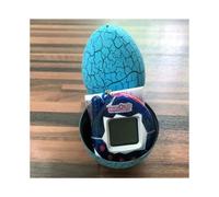 (Transparent Blue)Paquete de huevos agrietados juguete electrónico para mascotas consola de juegos retro llavero de regalo nostálgico