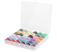 Transparent Bobbin Storage Box 36 Grid | Plastic Thread Organizer for Sewing Machines | Large Capacity Bobbin Holder/Craft Supplies/Sewing Room