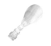 Transparent Bunny Rice Spoon - Flat Standing Paddle | Multifunctional Rabbit Scooper for Stirring Mixing, Baking Salad Server, Non-Stick Cooking Scraper, Buffet Ladle, Kitchen Supply Tool