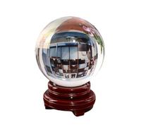 Transparent Crystal Ball Living Room Office Desk Ornaments Housewarming Gift,80mm