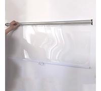 TransParent - Cubierta de frescura a prueba de polvo para refrigeradores y armarios, impermeable, aislamiento térmico, tamaño personalizable (ancho x alto): 75 x 200 cm, con accesorios, mantiene la