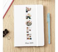 Transparent Gift Bloc de Notas Personalizado Profe con Fotos y Texto. Regalos Originales para Profesores. Libreta pequeña. Cuaderno de Notas. Regalos Originales para Hombre, Mujer. Regalo Fin de Curso