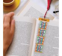 Transparent Gift Marca Páginas Libros Personalizados para Profes. Marca Páginas. Regalos Originales pra Profesores y Profesoras. Regalo Fin de Curso. Detalle para Lectores.