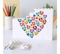 Transparent Gift Puzzle Personalizado con Nombres. Regalos Originales para Profesores y Profesoras. Regalo Fin de Curso para Hombre y Mujer. Rompecabezas Decorativo. (Corazones)