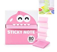 Transparent Glitter Sticky Notes 480 Sheets See-Through Memo Tabs (1PCS-D)