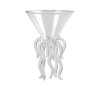 Transparent Goblet Glass with Octopus Design Great for Holiday Celebrations And Gathering Among Friends 1Pcs