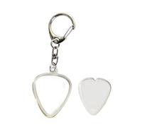 Transparent Guitar Pick Case Compact Design 10 Capacity for Performers & Players Portables Pick Containers