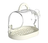 Transparent Hand-held Cage, Parrot Take-out Cage, Household High-end Portable Cage, Travel Carrier With Tray, Breathable Parrot Cage With Escape-proof Buckle for Home, Offices, Travel and Camping