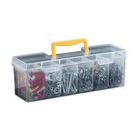 Transparent Hardware Tool Organizers Box Case With Removable Multiple Compartments For Easy Access And Compact Storage Tool Box For Car Repair And Camping
