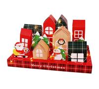 Transparent Holiday Box, Lighted Gift Box, Led Christmas Box Wrap, Holiday Gift Packaging, Light-Up Christmas Gift Wrap, Illuminated Holiday Packaging, Christmas Packaging with Ribbon