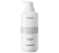Loción corporal calmante AHA de Transparent Lab 400 ml