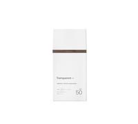 Transparent Lab Mineral Tinted Sunscreen Dark SPF50 100 ml - Protector Solar 100% Mineral con Óxido de Zinc, Péptidos y Colágeno, Tono Dark con Cobertura Ligera, Protección UVA/UVB y Luz Azul
