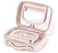 Transparent Makeup Bag Travel Cosmetic Case Organizer with Zipper