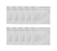 Transparent Pill Pouch - Zippered Pill Bags | 10 Pieces 8x8cm Leakproof Zipper | Small Pills Pouch Storage Bags For Supplement Jewelry Hair Accessories Home Office School Outdoor Camping Sports