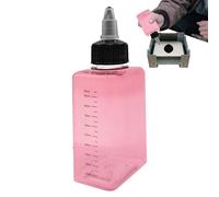 Transparent Reagent Bottle - Leak Proof Dispensing Bottles | Lab Bottles & Jars | Palm Size Square Jar For Alcohol Oil Lanterns Paraffin Oil