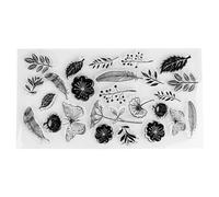 Transparent Seal DIY Rubber Stamp Set for Scrapbooking Photo Albums Greeting Cards Invitations Envelopes Made of Thermoplastic Rubber Clear Color 37g