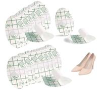 Transparent Self-Adhesive Anti-Abrasion Heel Protectors for, Heels Stickers Transparent Thin for High Heels, for Prevent Heel Rubbed, Suitable for high heel to prevent foot abrasions (100 PCS)