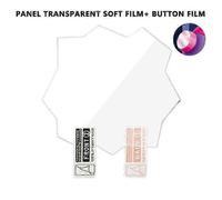 (Transparent.soft.film,panel.button.film)Tamagotchi Paradise Fun Park Screen Protector Film - Automatic Application for Enhanced UK Gaming Experience