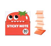 Transparent Sticky Pull Out Sticky Notes,Cute Monster Pattern Sticky Note (strawberry)