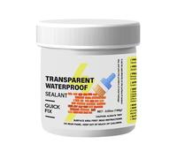 Transparent Waterproof Coating - 100g Clear Sealant Paste, Invisible Repair Glue, Quick Drying Formula, Anti-Leak Adhesive Barrier, Long-Term Resistance | Reliable Protective Shield for Roof Tile Wall