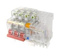 Transparente AC 400V 40A 3 Polos 3P+N -Professional - Disyuntor de Fugas