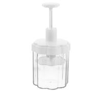 Transparente Botella Espumadora para Champú y Gel de Ducha Portátil | Plástico Blanco, Uso Multifuncional en Casa o Viaje, Efecto Espumoso Excelente, Ahorra Producto