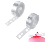 Transparente Cinta de Globo de Roller, 2 Pcs Juego de Cadenas de Decoración, 5 m Guirnaldas de Arco de Globo, Tira Curvada de Globo, Fiesta Tiras de Decoración de Globo