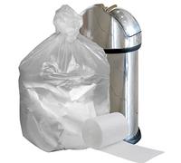 Transparente de alta densidad, 33 x 40, 33 galones, 500/caja, 11 micras Plasticplace