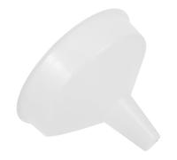 Transparente Embudo de Boca Ancha para Conservas Blanco de Plástico | Ligero Control Visual, Llenado Rápido, para Tarros, Botellas y Cocina