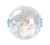 Transparente Gerbil Ball, Silent Hamster Wheel, Portable Activity Animal, Small Pet Ejercise Toy for Kids, Family, Interactive Playtime and Entertainment, 7.09x7.09x7.09 pulgadas