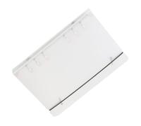 transparente para carpeta - Protector de carpeta de hojas sueltas de 6 anillos, suministros de oficina resistentes al amarilleamiento para tarjetas, calcomanías, álbumes, diarios, cuadernos