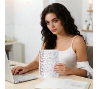 transparentes para encuadernación - Protector para planificador A7 con estrellas brillantes para presupuesto, cubierta cuaderno personal, para organizador de álbumes, diarios, sobres de