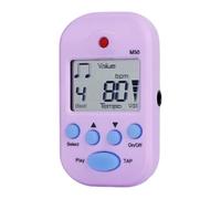 Transparents - Metrónomo pequeño generador de tono, afinador universal para guitarras, dispositivo de ritmo para profesores de música y estudiantes, metrónomo