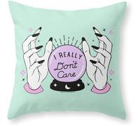 Transpirable Almohadas Funda Las Fuentes Dicen Que Realmente No Me Importa Fundas De Almohada Elegantes Fundas De Cojines para Cama Decoración Coche 45X45Cm