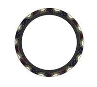 Transpirable Auto Interior Accesorios Veterano De Vietnam del Cuerpo De Señales De EE. UU. Cubierta De Volante Elástica Protector De Volante para Furgoneta, Camión, Varios Vehiculos