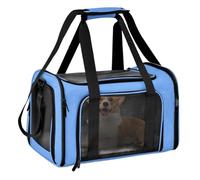Transpirable Cat Carrier, Portable Pet Bag, Small Carrier for Cats and Dogs 40 x 25 x 25 cm, Travel-Friendly, Comfortable Design, Black, for Travel, Camping, Comfortable Material