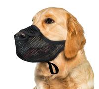 Transpirable Dog Muzzle, Soft Adjustable Mesh Mouth Cover for Barking Control, Scavenging and Licking Prevention, Comfortable Pet Accessory for Families and Dog Owners