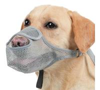 Transpirable Dog Muzzle, Soft Adjustable Mesh Mouth Cover for Barking Control, Scavenging and Licking Prevention, Comfortable Pet Accessory for Families and Dog Owners