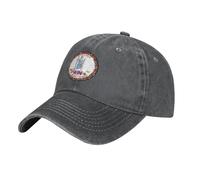 Transpirable Gorra De Golf, Patrón Perro De Mar De Virginia Sombrero Ocio Adjustable Gorra De Béisbol para Verano Pesca Hombre