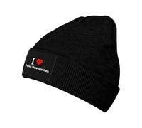 Transpirable Gorras Beanie de Punto, Me Encanta Papúa Nueva Guinea, Hipster Sombreros de Invierno, Gorro Ciclismo para Deporte, Esquí, Corriendo