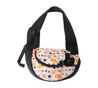 Transpirable Mesh Dog Sling, Lightweight Pet Carrier, 18,5 x 11,42 in Portable and Adjustable, Easy Clean Carrier, Ventilated Outing Backpack Ensures Comfort for Your Pet