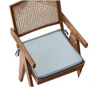 Transpirable PE Rattan Car Seat Mat 40x40cm Cool Summer (azul) | Diseño transpirable, reduce la acumulación de calor, ideal para climas cálidos, asientos cómodos