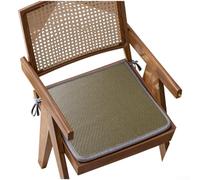 Transpirable PE Rattan Car Seat Mat 40x40cm Cool Summer (Verde) | Diseño transpirable, reduce la acumulación de calor, ideal para climas cálidos, asientos cómodos
