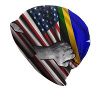 Transpirables Gorra De Tejer Bandera De Estados Unidos Y Las Islas Salomón Ciclismo Skull Cap Regalos Originales Gorro De Dormir para Deporte, Esqui, Moto