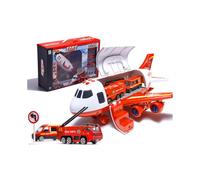 Transport aircraft + 3 fire engines