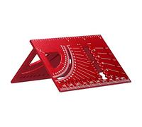 Transportador cuadrado de carpintería de aleación de aluminio de 45/90 grados Regla de medición de múltiples ángulos 3D Herramienta de medición de diseño de alta precisión para